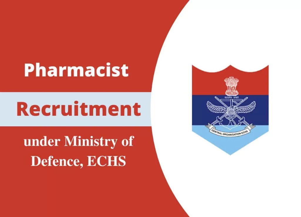 ECHS invites applications for post of Pharmacist